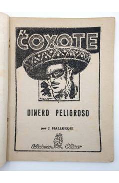 Muestra 1 de EL COYOTE 68. Dinero Peligroso (José Malloquí) Cliper 1948