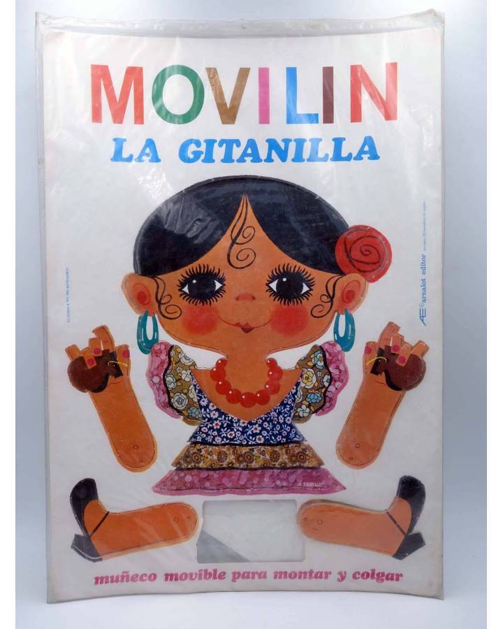 Cubierta de MOVILÍN LA GITANILLA. MUÑECA MÓVIL PARA MONTAR Y COLGAR. EN SU BOLSA (Arnalot) Arnalot 1970