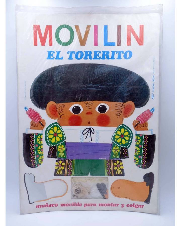 Cubierta de MOVILÍN EL TORERITO. MUÑECA MÓVIL PARA MONTAR Y COLGAR. EN SU BOLSA (Arnalot) Arnalot 1970
