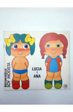 Cubierta de MUÑECAS RECORTABLES SOY MODISTA 13. LUCÍA Y ANA (Jaime Sabater) Bruguera 1982
