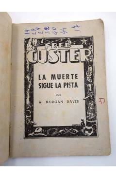 Muestra 2 de FRED CUSTER 16. LA MUERTE SIGUE LA PISTA (A. Morgan Davis) Cliper 1950