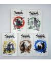 Contracubierta de SAGA SANADA 1 A 5. COMPLETA (Esteban Martín) Edebé 2013