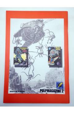 Contracubierta de PULP MAGAZINE 2. PULPZINE DE CIENCIA FICCIÓN Y FANTASÍA (Vvaa) Pulp Ediciones 2000