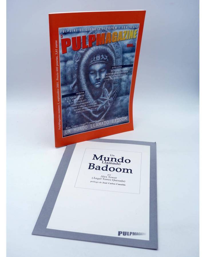 Cubierta de PULP MAGAZINE 5. PULPZINE DE CIENCIA FICCIÓN Y FANTASÍA (Vvaa) Pulp Ediciones 2001