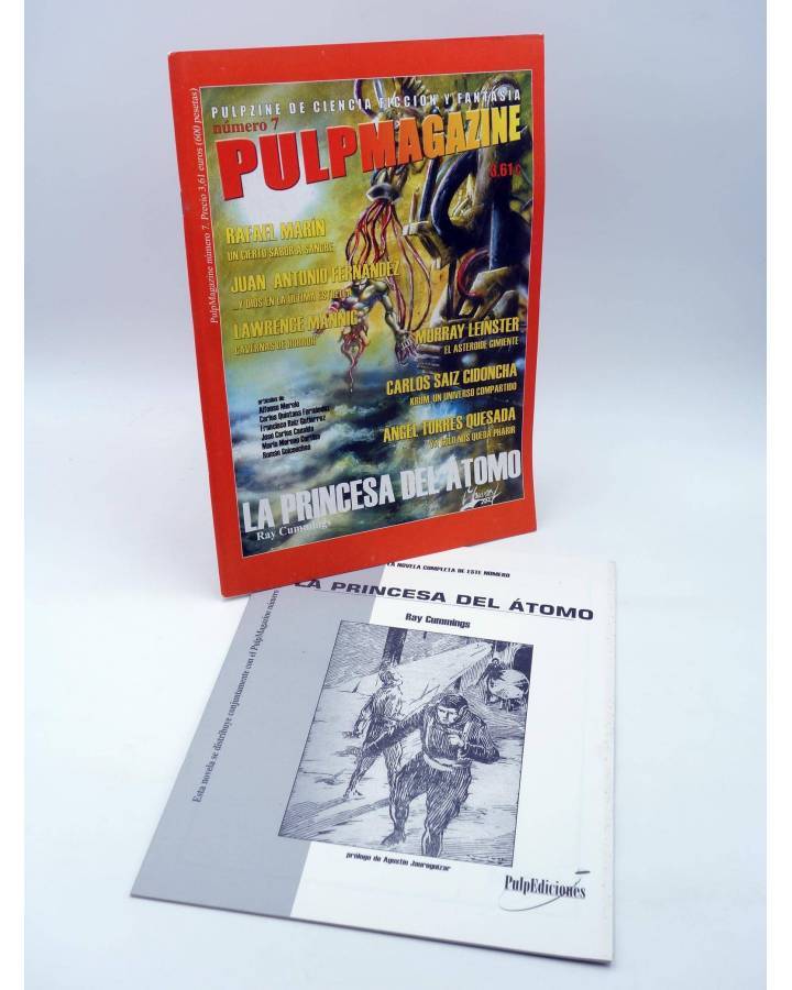 Cubierta de PULP MAGAZINE 7. PULPZINE DE CIENCIA FICCIÓN Y FANTASÍA (Vvaa) Pulp Ediciones 2001
