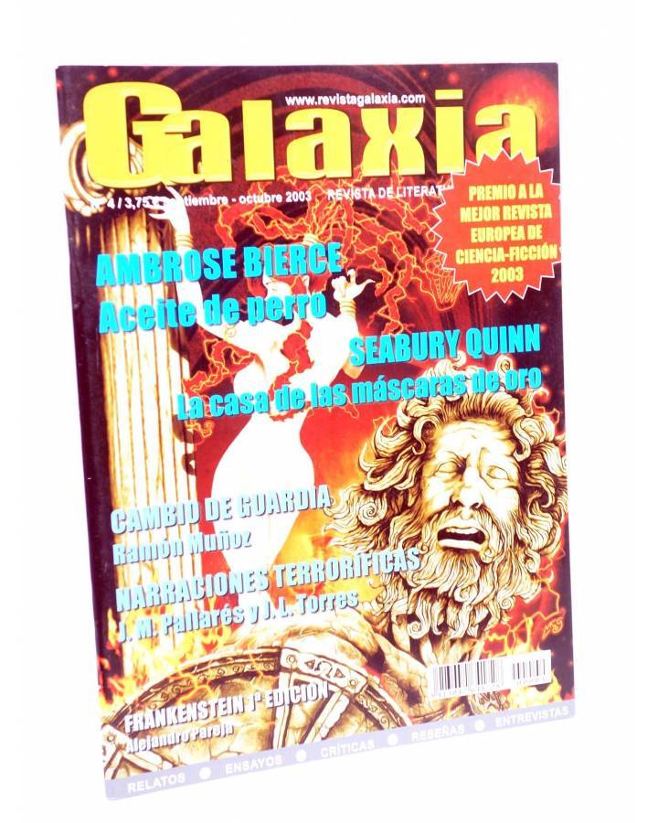 Cubierta de GALAXIA REVISTA DE LITERATURA FANTÁSTICA 4 (Vvaa) Sirius 2003