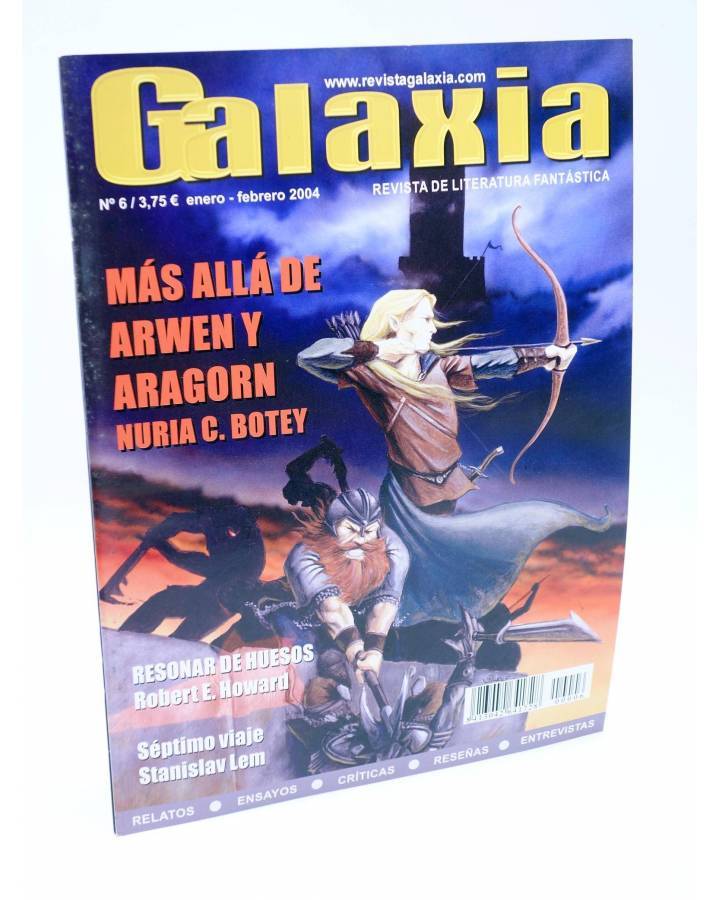 Cubierta de GALAXIA REVISTA DE LITERATURA FANTÁSTICA 6 (Vvaa) Sirius 2004