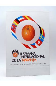 Cubierta de CARTEL PUBLICIDAD II SEMANA INTERNACIONAL DE LA NARANJA. SEPTIEMBRE OCTUBRE 1970. 245X32 CM (Vvaa) No acredi