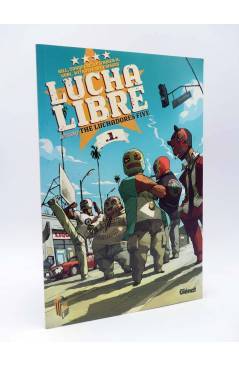 Contracubierta de LUCHA LIBRE: THE LUCHADORES FIVE 1 2 3 y 4. COMPLETA (Jerry Frissen) Glenat 2008
