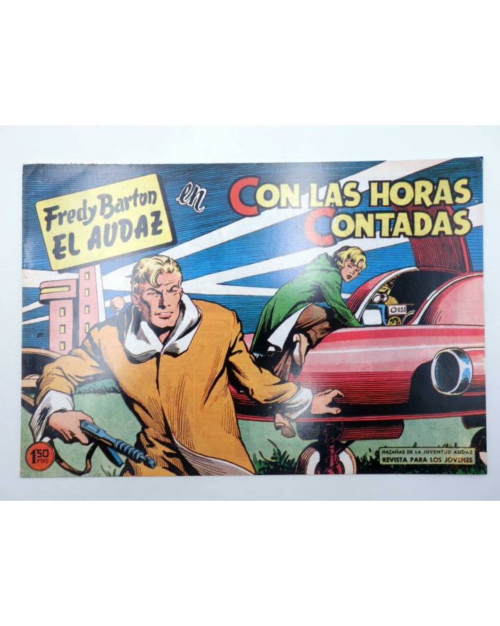 Cubierta de FREDY BARTON EL AUDAZ 12. CON LAS HORAS CONTADAS (Cabedo Torrents) Comic MAM 1980. FACSÍMIL
