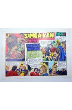 Cubierta de SIMBA KAN REY DE LOS LEONES 13. EMBOSCADA NOCTURNA (Martínez Osete) Comic MAM 1985. FACSÍMIL