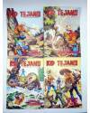 Contracubierta de COLOSOS DEL COMIC KID TEJANO. LOTE DE 15 Nºs (No Acreditado) Valenciana 1982