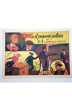 Cubierta de KING EL PEQUEÑO POLICIA CON X3 X-3 Y SU PATRULLA SECRETA 11 (José Grau) Comic Mam? 1985. FACSÍMIL