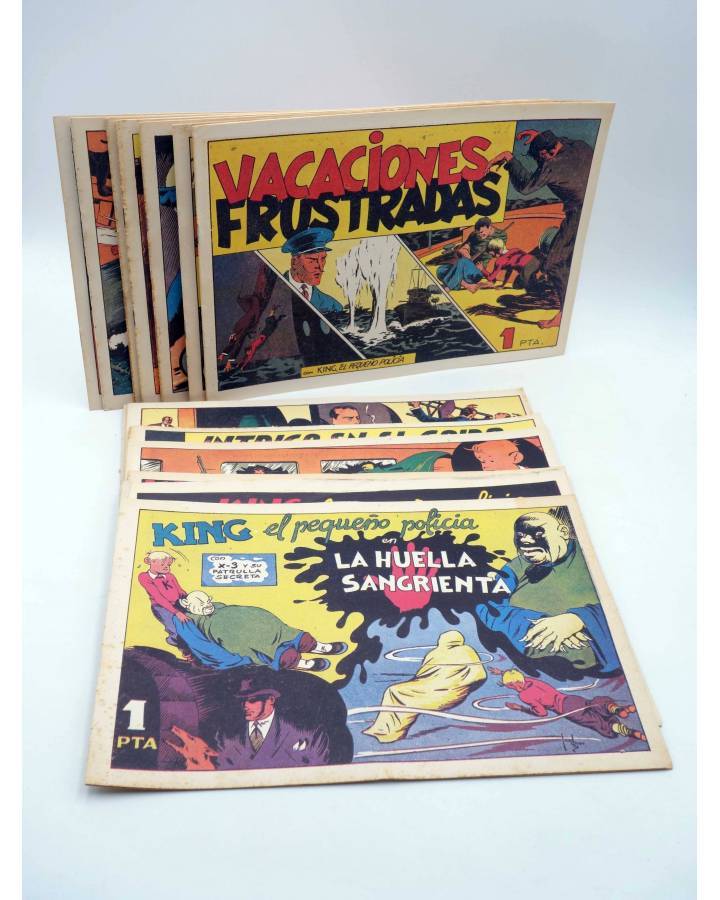 Cubierta de X-3 Y SU PATRULLA SECRETA / KING EL PEQUEÑO POLICÍA 13 A 28 (José Grau) Comic Mam? Circa 1985. FACSIMIL