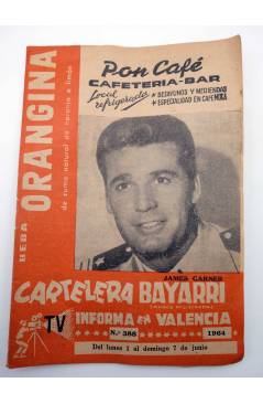 Cubierta de CARTELERA BAYARRI 388. JAMES GARNER 1964. Valencia. 1 a 7 de junio (Vvaa) Continental 1964