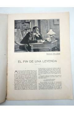 Contracubierta de EL CUENTO SEMANAL 21. EL FIN DE UNA LEYENDA (Sinesio Delgado / Juan Francés) El Cuento Semanal 1907