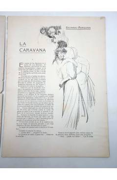 Muestra 1 de EL CUENTO SEMANAL 11. LA CARAVANA (Eduardo Marquina / A. Lozano) El Cuento Semanal 1907