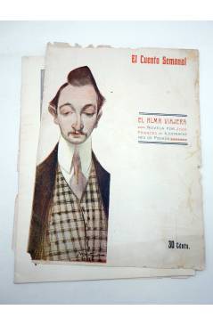 Contracubierta de EL CUENTO SEMANAL 10. EL ALMA VIAJERA (José Francés / Posada) El Cuento Semanal 1907