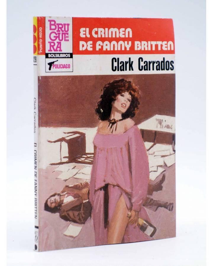 Cubierta de PUNTO ROJO 1128. EL CRIMEN DE FANNY BRITTEN (Clark Carrados) Bruguera 1983