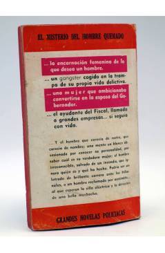 Contracubierta de COLECCIÓN EL BUHO 21. EL MISTERIO DEL HOMBRE QUEMADO (With Harrison) Gerpla 1957