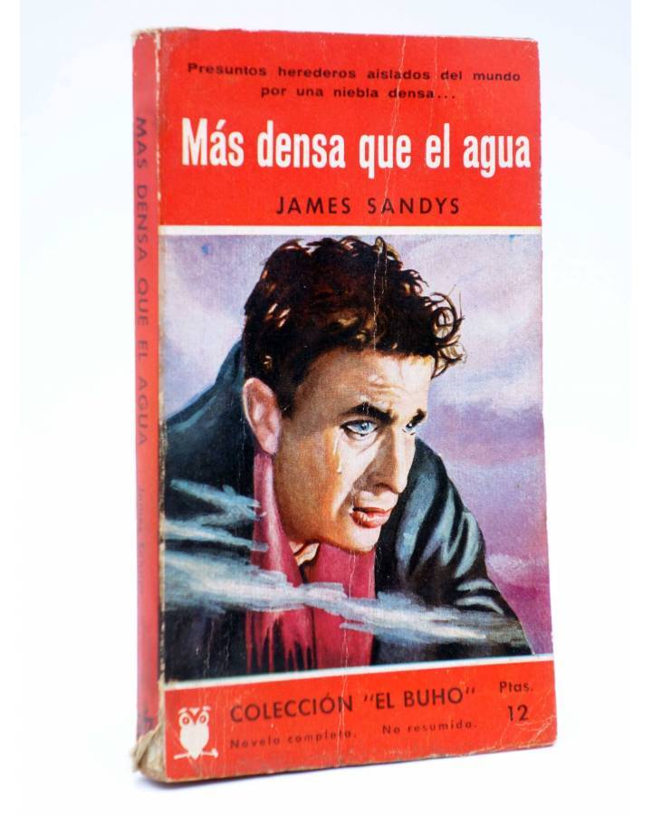 Cubierta de COLECCIÓN EL BUHO 97. MÁS DENSA QUE EL AGUA (James Sandys) Gerpla 1959
