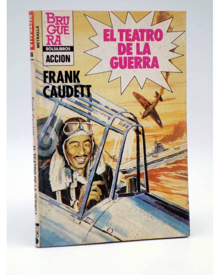 Cubierta de METRALLA 186. EL TEATRO DE LA GUERRA (Frank Caudett) Bruguera 1983