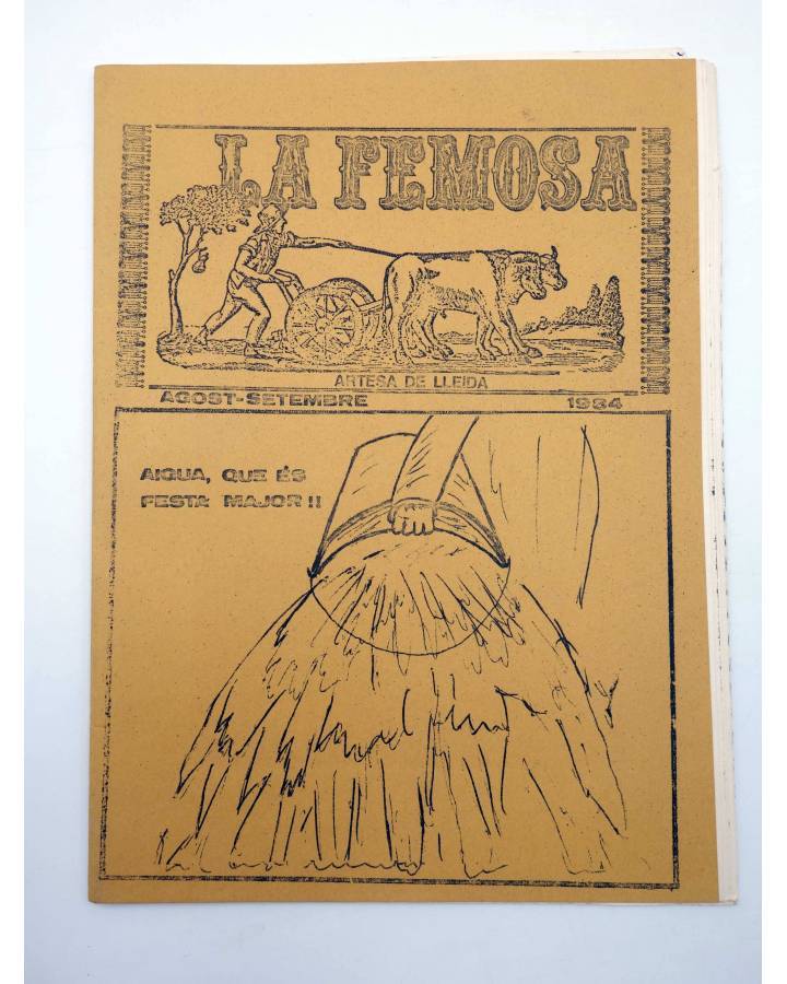 Cubierta de FANZINE LA FEMOSA 56. REVISTA DE INFORMACIÓ LOCAL (Vvaa) La Femosa 1984
