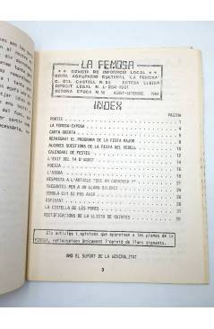 Contracubierta de FANZINE LA FEMOSA 56. REVISTA DE INFORMACIÓ LOCAL (Vvaa) La Femosa 1984