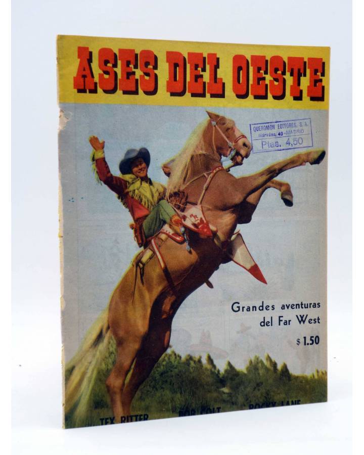 Cubierta de ASES DEL OESTE GRANDES AVENTURAS DEL FAR WEST 6. Publicaciones Universales (No Acreditado) Universales 1953