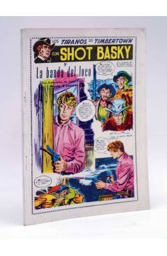 Cubierta de LOS TIRANOS DE TIMBERTOWN CON SHOT BASKY Y LA BANDA DEL LOCO (Jesús Blasco) Domingo Savio 1960