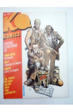 Contracubierta de K.O. KO COMICS 1 2 3 4. COMPLETA (Sommer Segura Toth Eisner…) Metropol 1984