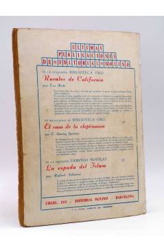 Contracubierta de BIBLIOTECA ORO (2ª SERIE) 237. Un alfiler en el corazón (Augusto De Angelis) Molino 1948
