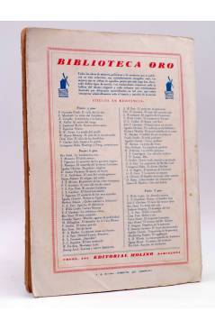 Contracubierta de BIBLIOTECA ORO (2ª SERIE) 239. Monturas sin jinete (Al Cody) Molino 1948