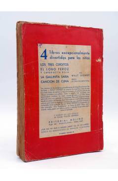 Contracubierta de COLECCIÓN MOLINO 9. AVENTURAS DE TRES RUSOS Y TRES INGLESES (Julio Verne) Molino 1935