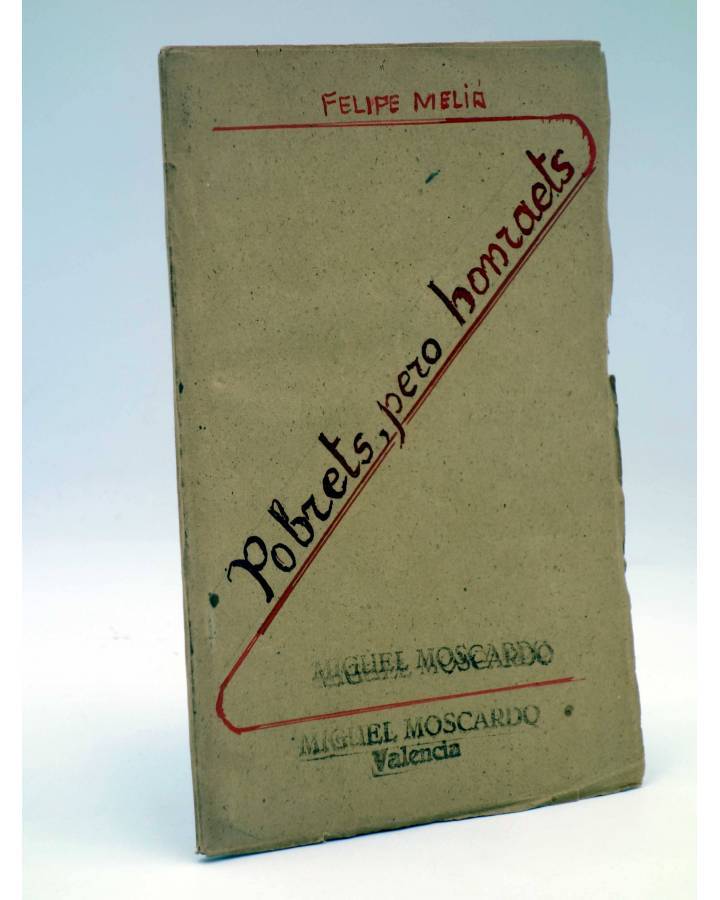 Cubierta de REENCUENTROS POBRETS PERO HONRAETS (Felipe Melià) Artes y Letras 1927