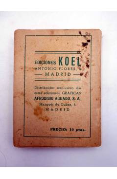 Contracubierta de COLECCIÓN UNIVERSIDAD KOEL 16. PRONTUARIO DE LA LITERATURA ESPAÑOLA 75x105cm (J.M.G.) Koel 1949