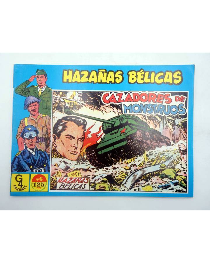 Cubierta de HAZAÑAS BÉLICAS 6. CAZADORES DE MONSTRUOS (Boixcar) G4 1987