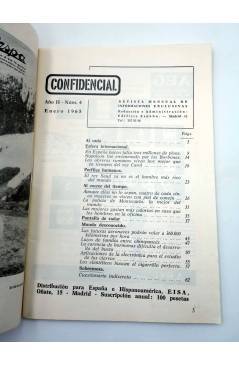 Muestra 1 de CONFIDENCIAL 4. REVISTA MENSUAL DE INFORMACIONES EXCLUSIVAS (Vvaa) No acreditada 1965