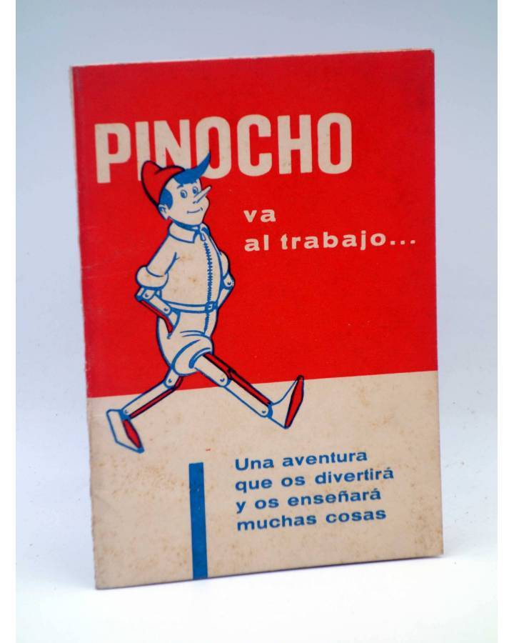 Cubierta de PINOCHO VA AL TRABAJO / PINOCCHIO VA AL LAVORO (No Acreditado) Mutua Valenciana Sobre Accidentes de Trabajo 