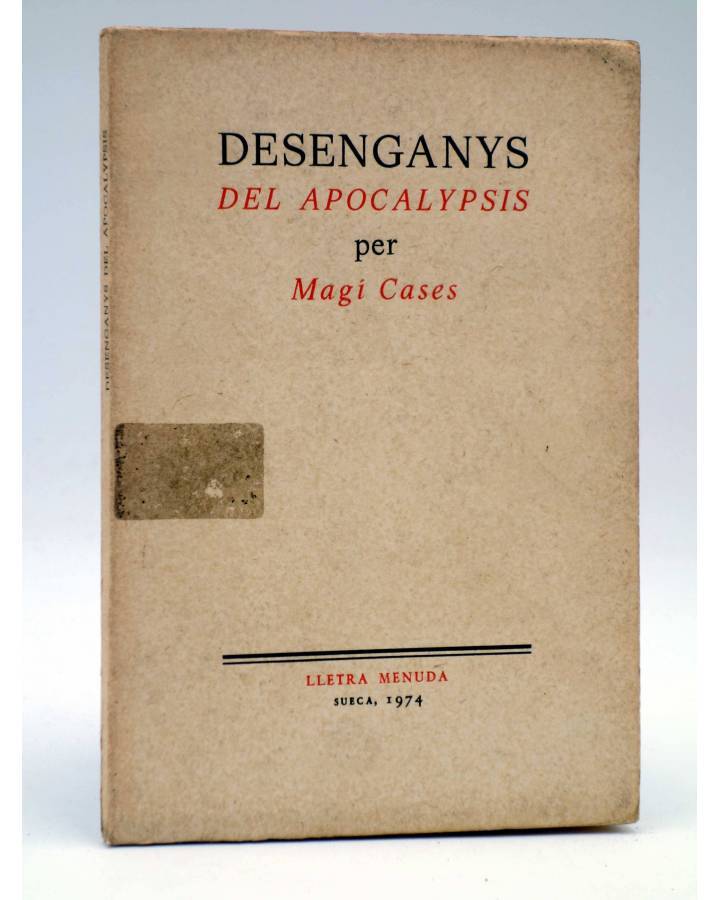 Cubierta de LLETRA MENUDA 8. DESENGANYS DEL APOCALYPSIS APOCALIPSIS (Magi Casés) Curial 1974