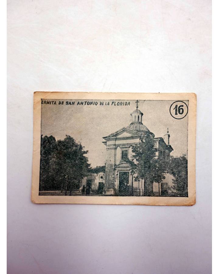 Cubierta de PASAJES DE MADRID CROMO 16. ERMITA DE SAN ANTONIO DE LA FLORIDA (No Acreditado) No acreditada 1939