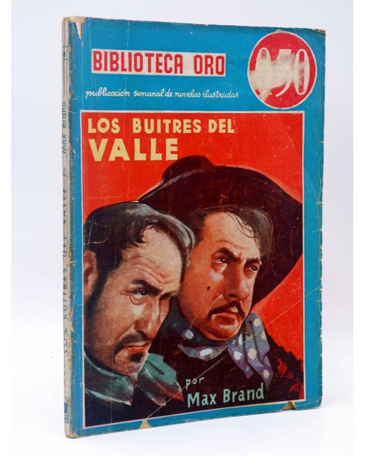 Cubierta de BIBLIOTECA ORO 58. LOS BUITRES DEL VALLE (Max Brand) Molino 1939