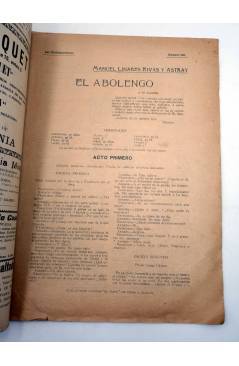Muestra 1 de LOS CONTEMPORÁNEOS 229. EL ABOLENGO (Manuel Linares Rivas Y Astray / F. Mota) Madrid 1913