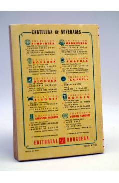 Contracubierta de COLECCIÓN AMAPOLA 105. VUELVEN LOS CADETES (Trini De Figueroa) Bruguera 1954