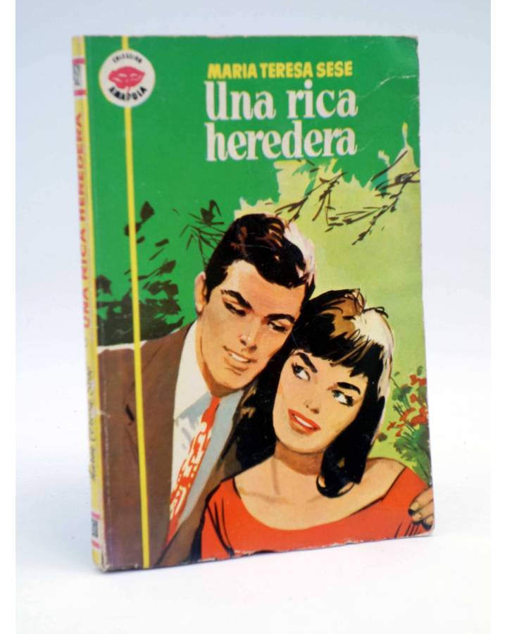 Cubierta de COLECCIÓN AMAPOLA 452. UNA RICA HEREDERA (María Teresa Sesé) Bruguera 1960