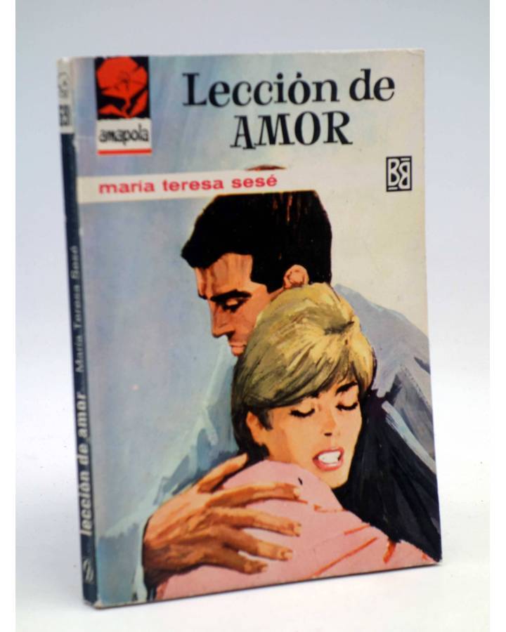Cubierta de COLECCIÓN AMAPOLA 698. LECCIÓN DE AMOR (María Teresa Sesé) Bruguera 1965