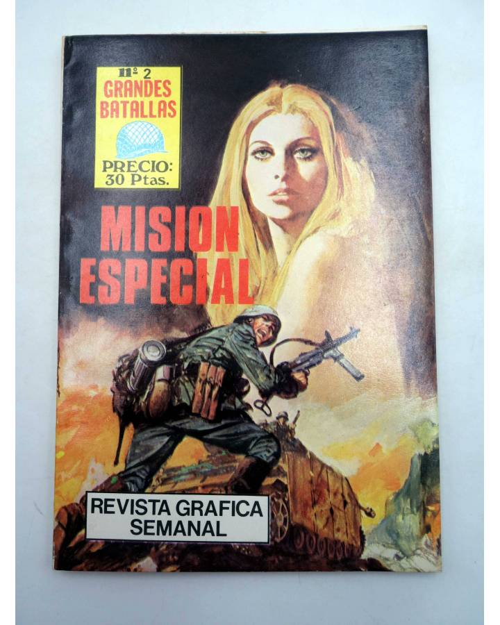 Cubierta de GRANDES BATALLAS 2. MISIÓN ESPECIAL (Vvaa) Antalbe 1981