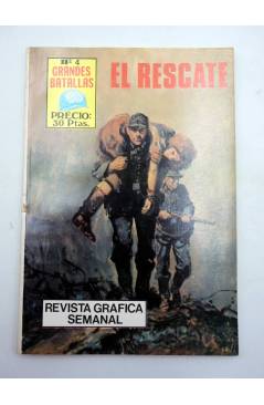 Cubierta de GRANDES BATALLAS 4. EL RESCATE (Vvaa) Antalbe 1981