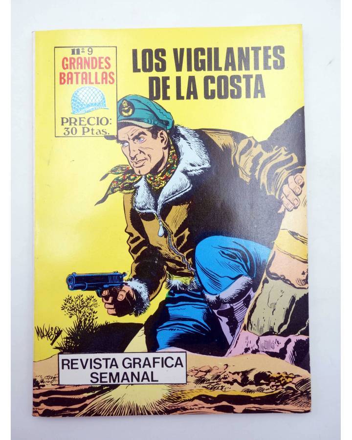 Cubierta de GRANDES BATALLAS 9. LOS VIGILANTES DE LA COSTA (Vvaa) Antalbe 1981