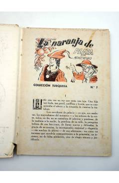 Muestra 2 de LA NARANJA DE PLATA. COLECCIÓN TURQUESA 7 8 Y 9 (Salvador Mestres) Cuentos Ilustrados Cisne Circa 1950